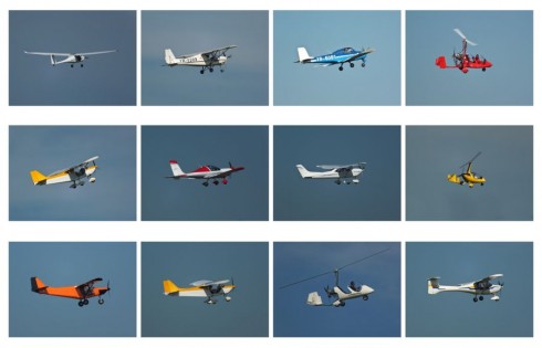 O parte din avioanele care au aterizat pe Aeroportul Bacau. Sursa foto: http://romanian-spotters.forumer.ro/